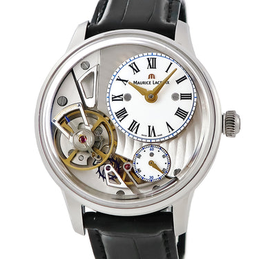腕時計 モーリスラクロア Maurice Lacroix マスターピース グラビティ 創業40周年記念 MP6118-SS001-112 自動巻き メンズ OH済 限定