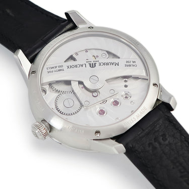 腕時計 モーリスラクロア Maurice Lacroix マスターピース グラビティ 創業40周年記念 MP6118-SS001-112 自動巻き メンズ OH済 限定