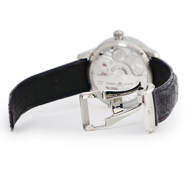 腕時計 モーリスラクロア Maurice Lacroix マスターピース グラビティ 創業40周年記念 MP6118-SS001-112 自動巻き メンズ OH済 限定