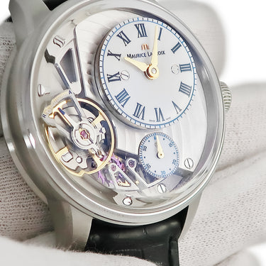 腕時計 モーリスラクロア Maurice Lacroix マスターピース グラビティ 創業40周年記念 MP6118-SS001-112 自動巻き メンズ OH済 限定