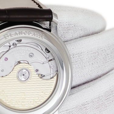 腕時計 ブランパン BLANCPAIN ヴィルレ ウルトラスリム 6224-1127-55B 自動巻き メンズ ホワイト デイト ローマン
