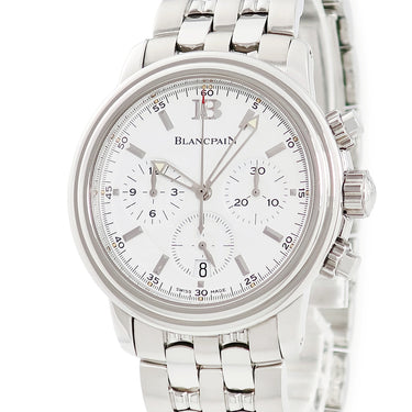 腕時計 ブランパン BLANCPAIN レマン クロノグラフ 2185-1127-53 自動巻き メンズ ホワイト デイト スモールセコンド ヴィンテージ