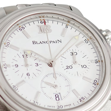 腕時計 ブランパン BLANCPAIN レマン クロノグラフ 2185-1127-53 自動巻き メンズ ホワイト デイト スモールセコンド ヴィンテージ