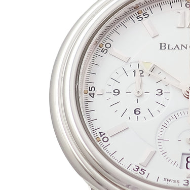 腕時計 ブランパン BLANCPAIN レマン クロノグラフ 2185-1127-53 自動巻き メンズ ホワイト デイト スモールセコンド ヴィンテージ