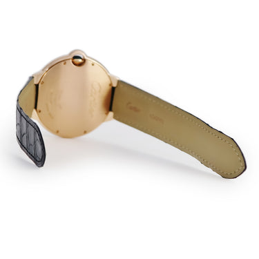 腕時計 カルティエ Cartier バロンブルー ドゥ カルティエ LM WE900851 自動巻き メンズ K18RG無垢 純正ダイヤ ローマン デイト