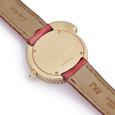 腕時計 カルティエ Cartier パンテール 1925 パンサー WF317551 クオーツ レディース K18YG無垢 純正ダイヤ&エメラルド アイボリー