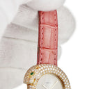 腕時計 カルティエ Cartier パンテール 1925 パンサー WF317551 クオーツ レディース K18YG無垢 純正ダイヤ&エメラルド アイボリー