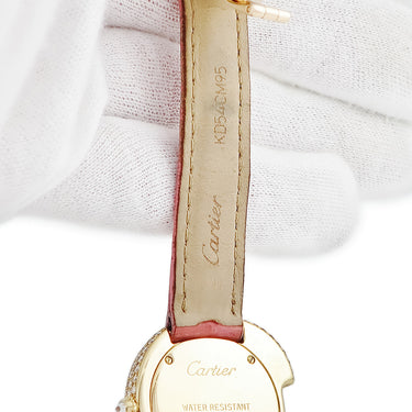 腕時計 カルティエ Cartier パンテール 1925 パンサー WF317551 クオーツ レディース K18YG無垢 純正ダイヤ&エメラルド アイボリー