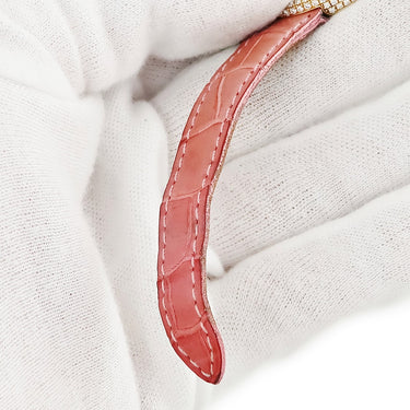 腕時計 カルティエ Cartier パンテール 1925 パンサー WF317551 クオーツ レディース K18YG無垢 純正ダイヤ&エメラルド アイボリー