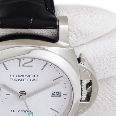 腕時計 パネライ PANERAI ルミノール クアランタ ビテンポ PAM01367 AA番 自動巻き メンズ AA番 スモールセコンド デイト GMT
