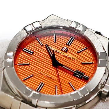 腕時計 モーリスラクロア Maurice Lacroix アイコン オートマティック 42mm サマーエディション AI6008-SS00F-530-E 自動巻き メンズ 限定
