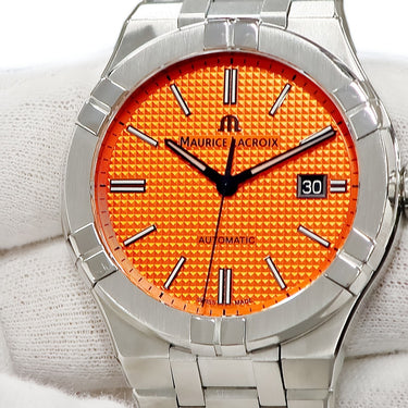 腕時計 モーリスラクロア Maurice Lacroix アイコン オートマティック 42mm サマーエディション AI6008-SS00F-530-E 自動巻き メンズ 限定