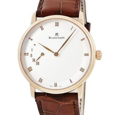 腕時計 ブランパン BLANCPAIN ヴィルレ ウルトラスリム 4040-3642-55B 自動巻き メンズ K18RG無垢 パワーリザーブインジケーター