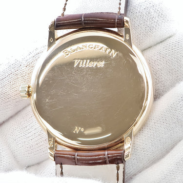 腕時計 ブランパン BLANCPAIN ヴィルレ ウルトラスリム 4040-3642-55B 自動巻き メンズ K18RG無垢 パワーリザーブインジケーター