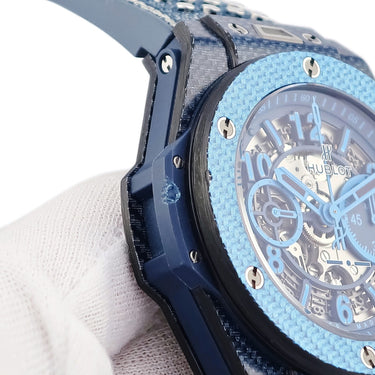 腕時計 ウブロ HUBLOT ビッグバン ウニコ イタリア インディペンデント ブルー 411.YL.5190.NR.ITI15 自動巻き メンズ 限定