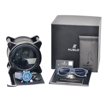 腕時計 ウブロ HUBLOT ビッグバン ウニコ イタリア インディペンデント ブルー 411.YL.5190.NR.ITI15 自動巻き メンズ 限定