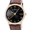 腕時計 ブランパン BLANCPAIN ヴィルレ ウルトラスリム 6651-3630-55B 自動巻き メンズ K18RG無垢 ブラック ギョウシェ