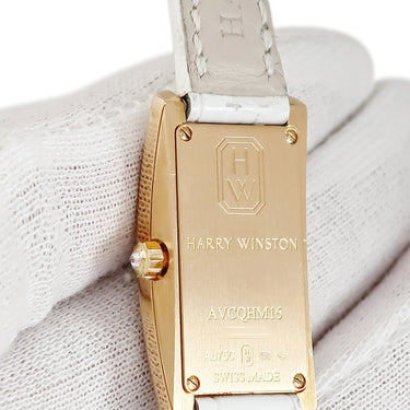 腕時計 ハリーウィンストン Harry Winston アヴェニューCミニ リリークラスター AVCQHM16RR041 クオーツ レディース K18RG無垢 純正ダイヤ