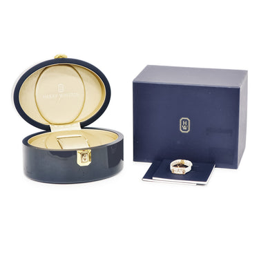 腕時計 ハリーウィンストン Harry Winston アヴェニューCミニ リリークラスター AVCQHM16RR041 クオーツ レディース K18RG無垢 純正ダイヤ