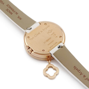 腕時計 ヴァンクリーフアーペル Van Cleef & Arpels チャーム ミニ VCAR029800 クオーツ レディース K18PG無垢 純正ダイヤ アルハンブラ