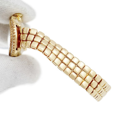 腕時計 カルティエ Cartier ベニュワール SM 820911A6 手巻き レディース OH済 K18YG無垢 純正ダイヤ オーバル ヴィンテージ