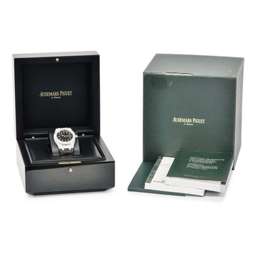 腕時計 オーデマピゲ AUDEMARS PIGUET ロイヤルオーク タキシード 15154BC.ZZ.D004CU.01 自動巻き メンズ K18WG無垢 純正ダイヤ 黒