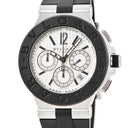 腕時計 ブルガリ BVLGARI ディアゴノ クロノグラフ DG42SVCH 自動巻き メンズ デイト スモールセコンド シルバー ブラック