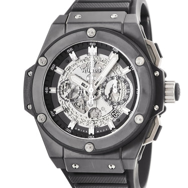 腕時計 ウブロ HUBLOT キングパワー ウニコ ブラックマジック 701.CI.0170.RX 自動巻き メンズ フライバック クロノグラフ