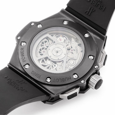 腕時計 ウブロ HUBLOT キングパワー ウニコ ブラックマジック 701.CI.0170.RX 自動巻き メンズ フライバック クロノグラフ