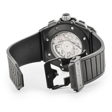 腕時計 ウブロ HUBLOT キングパワー ウニコ ブラックマジック 701.CI.0170.RX 自動巻き メンズ フライバック クロノグラフ