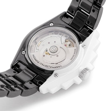 腕時計 シャネル CHANEL J12 サイバネティック 38mm H7988 自動巻き メンズ シースルーバック 2トーン cal.12.1 コンビ アラビア
