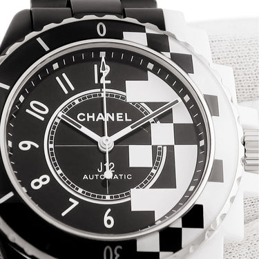 腕時計 シャネル CHANEL J12 サイバネティック 38mm H7988 自動巻き メンズ シースルーバック 2トーン cal.12.1 コンビ アラビア