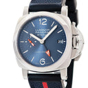 腕時計 パネライ PANERAI ルミノール クアランタ ルナ ロッサ ビテンポ PAM01404 Z番 自動巻き メンズ Z番 スモールセコンド デイト GMT
