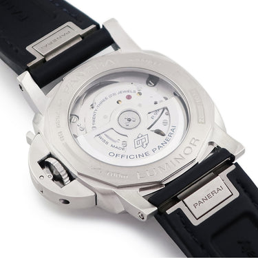 腕時計 パネライ PANERAI ルミノール クアランタ ルナ ロッサ ビテンポ PAM01404 Z番 自動巻き メンズ Z番 スモールセコンド デイト GMT