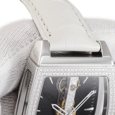 腕時計 コルム CORUM ゴールデンブリッジ 113.151.69/0001 FN01 手巻き メンズ K18WG無垢 純正ダイヤ 6時位置リューズ 限定