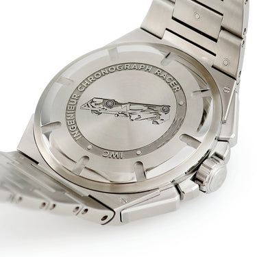 腕時計 IWC IWC インヂュニア クロノグラフ レーサー IW378510 自動巻き メンズ シルバー 青針 スモールセコンド デイト