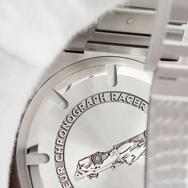 腕時計 IWC IWC インヂュニア クロノグラフ レーサー IW378510 自動巻き メンズ シルバー 青針 スモールセコンド デイト