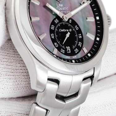 腕時計 タグホイヤー TAG Heuer リンク オートマティック キャリバー6 WJF211K.BA0570 自動巻き メンズ OH済 ブラック シェル 日本限定