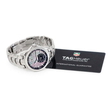 腕時計 タグホイヤー TAG Heuer リンク オートマティック キャリバー6 WJF211K.BA0570 自動巻き メンズ OH済 ブラック シェル 日本限定
