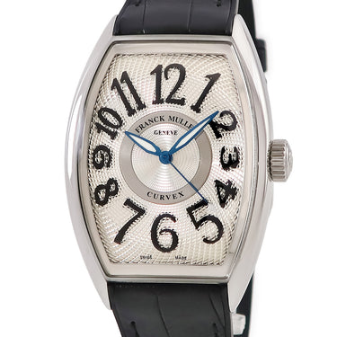 腕時計 フランクミュラー FRANCK MULLER グランド カーベックス CX36SCAT ACAC 自動巻き メンズ 新品同様 ギョウシェ シルバー 青針