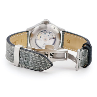 腕時計 ジン SINN 556 シトリンイエロー 556.CY 自動巻き メンズ 新品同様 ラウンド オートマチック バー シースルーバック 限定
