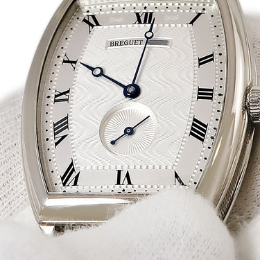 腕時計 ブレゲ BREGUET ヘリテージ トノーカンブレ ウォーターフォール 3660BB/12/984 自動巻き メンズ K18WG無垢 スモールセコンド