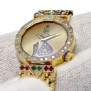 腕時計 ピアジェ PIAGET アスプレイ 4276P32S 手巻き レディース メーカーOH済 K18YG無垢 純正ダイヤ ルビー エメラルド ビンテージ