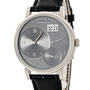 腕時計 ランゲ&ゾーネ LANGE&SOHNE グランド ランゲ1 137.038 LSLS1373AG 手巻き メンズ K18WG無垢 グレー アウトサイズデイト