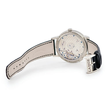 腕時計 ランゲ&ゾーネ LANGE&SOHNE グランド ランゲ1 137.038 LSLS1373AG 手巻き メンズ K18WG無垢 グレー アウトサイズデイト