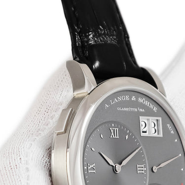 腕時計 ランゲ&ゾーネ LANGE&SOHNE グランド ランゲ1 137.038 LSLS1373AG 手巻き メンズ K18WG無垢 グレー アウトサイズデイト