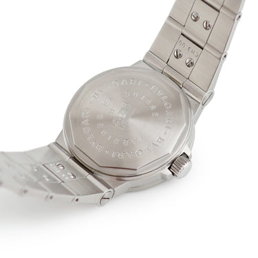 腕時計 ブルガリ Bvlgari ディアゴノ スポーツ LCV29S 自動巻き レディース 純正11Pダイヤ ブラック デイト オートマティック