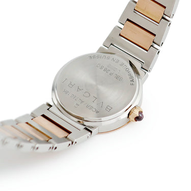 腕時計 ブルガリ BVLGARI ブルガリブルガリ BBLP26SG BBL26WSPG クオーツ レディース K18PG×SS コンビ 純正12Pダイヤ シェル