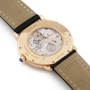 腕時計 カルティエ Cartier ロンド ルイ カルティエ W1538051 手巻き メンズ K18PG無垢 ローマン ギョウシェ 青針