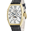 腕時計 フランクミュラー FRANCK MULLER トノウカーベックス パーペチュアルカレンダー 5850QP 自動巻き メンズ K18YG無垢 ムーンフェイズ